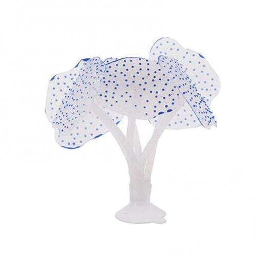 80! Aquarium lumineux en Silicone artificiel, méduse, poisson, ornement sous-marin, décor de maison: Bleu