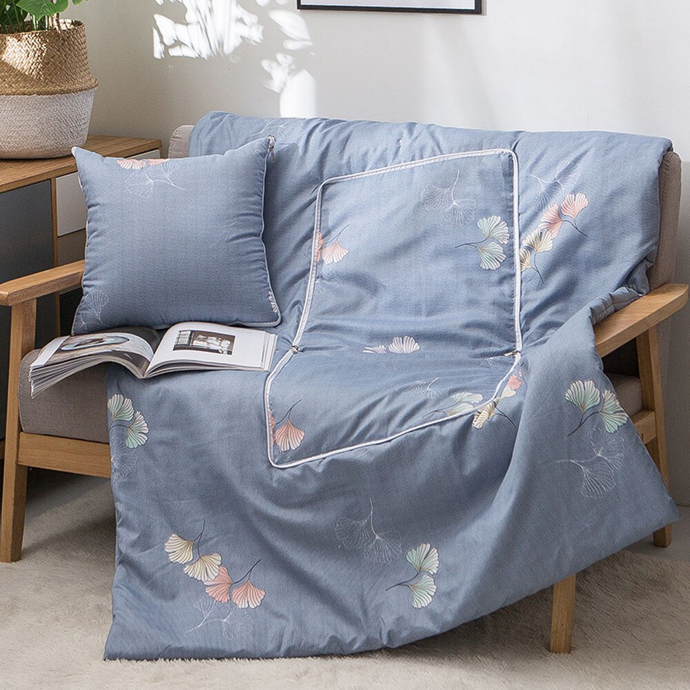 Kussen Quilt Tweeërlei Gebruik Kantoor Siësta Deken Sofa Auto Reizen Camping Kussen Airconditioning Zomer Quilt Multifunctionele: Minimalist life