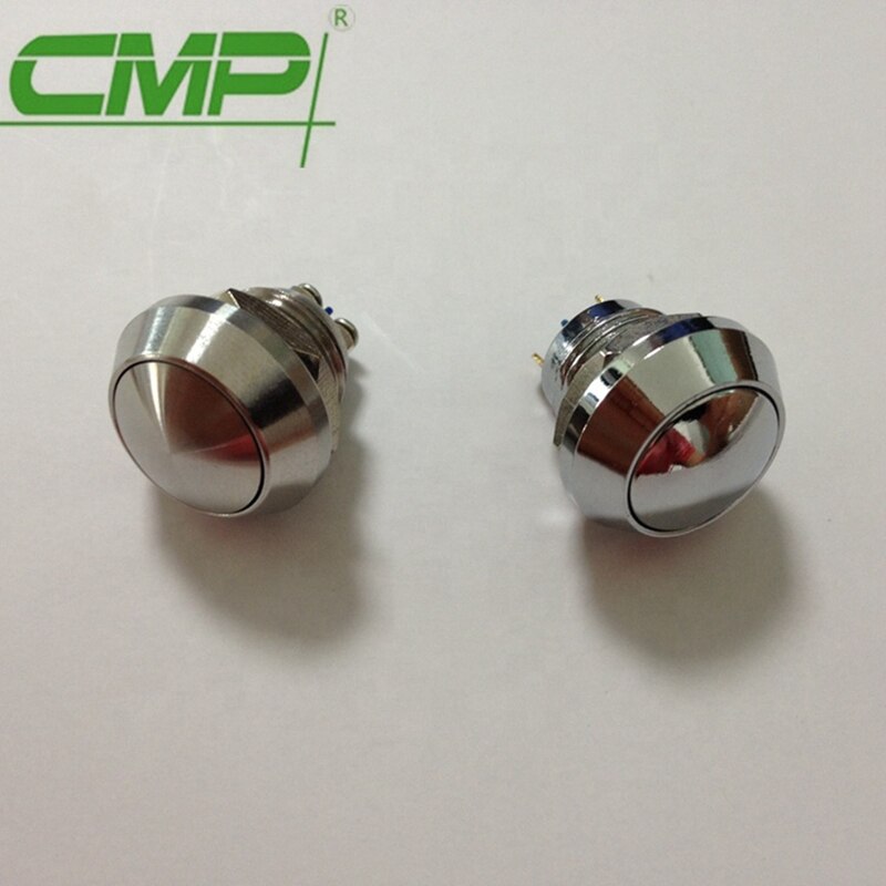 12mm Stainless Steel Momentary Contact Switch
