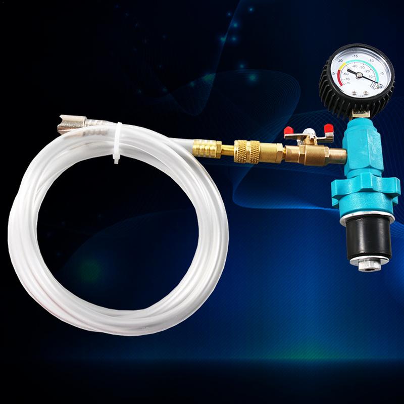 Cooling System Vacuum Fill Tool Vacuum Coolant Refill Tool 7pcs Car Antifreeze Replacement Tool Filler For Truck Motorcycle