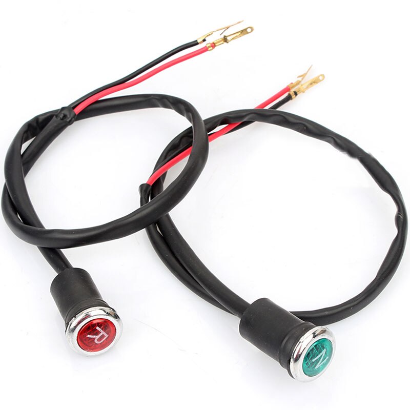Indicador de marcha atrás de diodo neutro, accesorios modificados para coche, ATV, mono, motocicleta todoterreno, 2 piezas