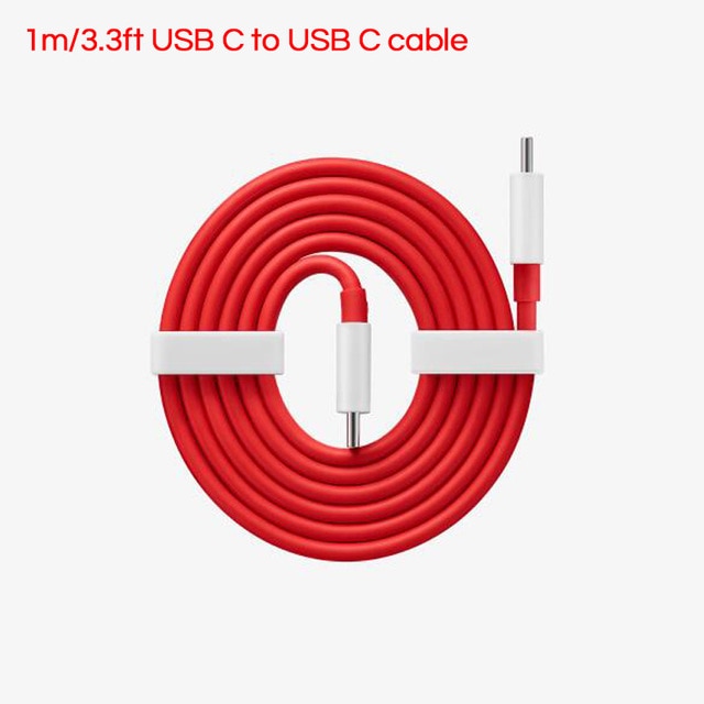 Original Oneplus Warp Charge 65 EU US UK Plug 65w Warp Charger Adapter Oneplus 8T 8 Pro 7t 7 6t Fast Charging Usbc To Usbc Cable: 1m c to c cable