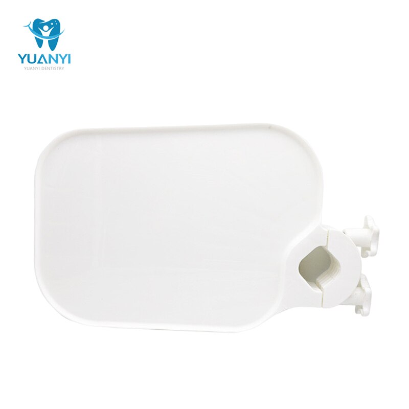 Dental Chair Scaler Tray Clinic Dentistry Chair Accessories Plastic Rotatable Plate Post Mounted Shelf Tray Table Shape: Adjustable diameter