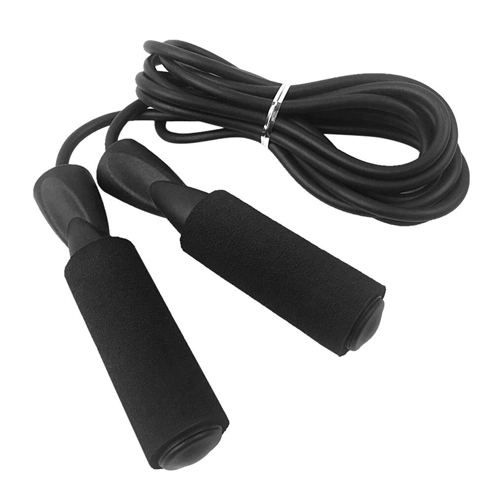 Adjustable Jump Rope Fitness Skipping Rope Soft Foam Handles for Exercise Workout Speed Endurance Training
