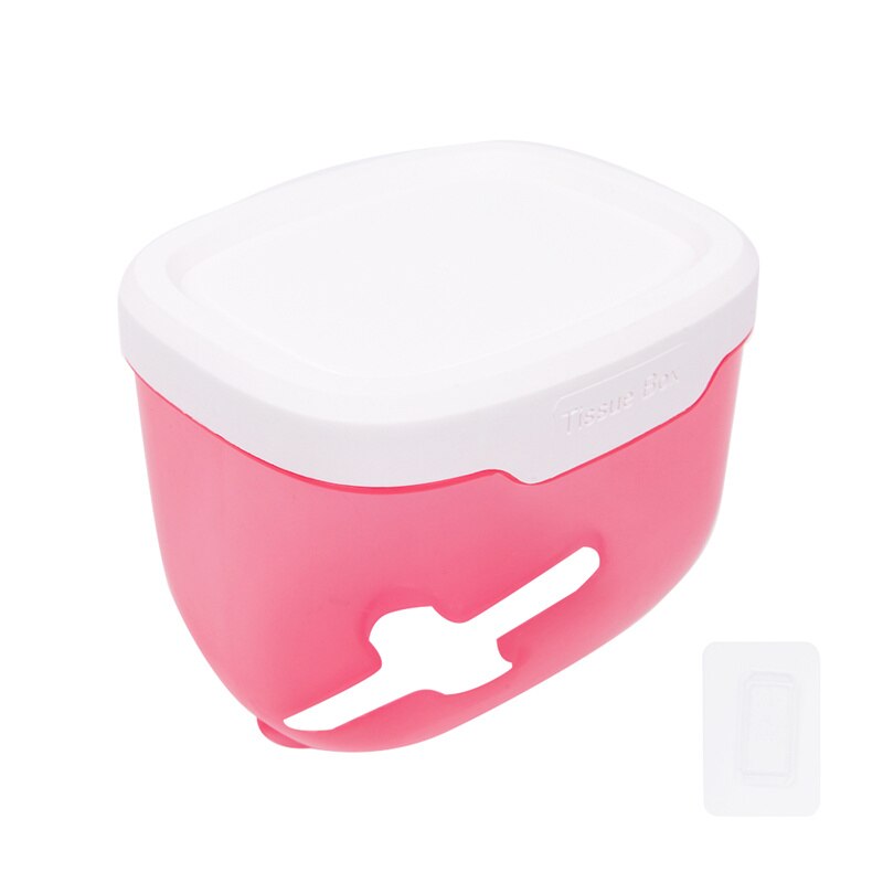 Punch-free Toilet Paper Holder tissue box Waterproof Mobile Phone Storage Toilet Paper Storage Rack Tissue Bathroom Supplies: Red