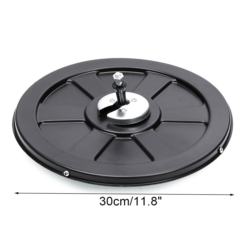 30Cm Wide Angle Security Road Mirror Curved for Indoor Burglar Outdoor Safurance Roadway Safety Traffic Signal Convex Mirror(Bla