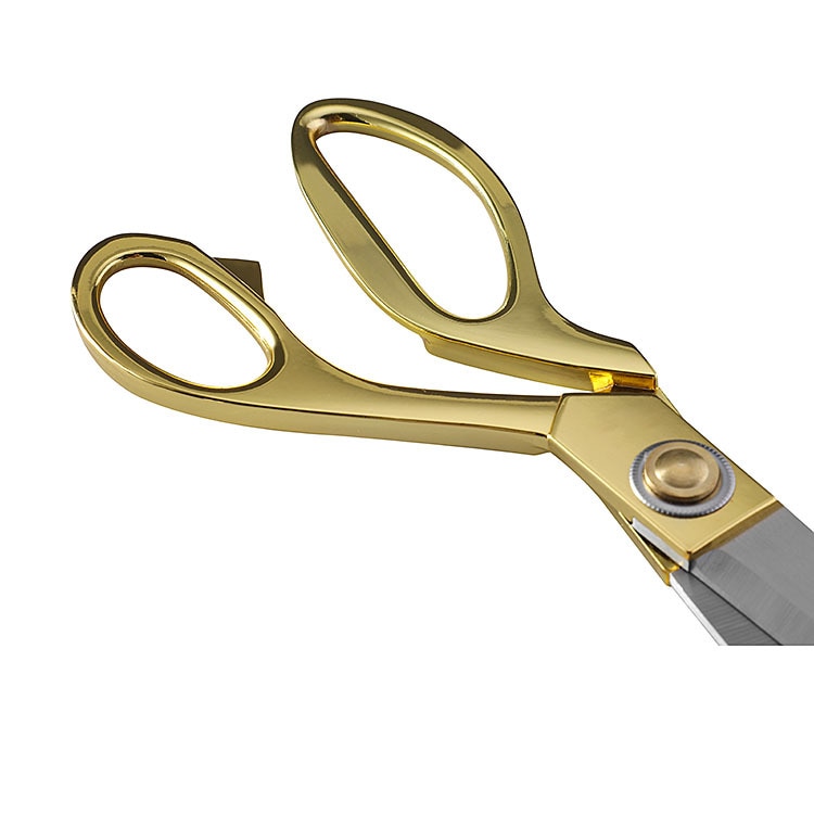 Stainless steel gilded sewing scissors Clothing scissors Sewing and cutting clothes cloth scissors Large fabric scissors