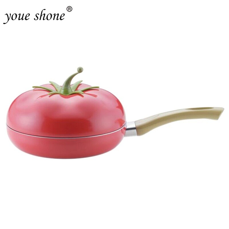 TOFOCO Fruit Frying Pan Cooking Pot Color Saucepan Ceramic Pan Grill Pan Induction Cooker Gas Aluminum Cookware: Pink