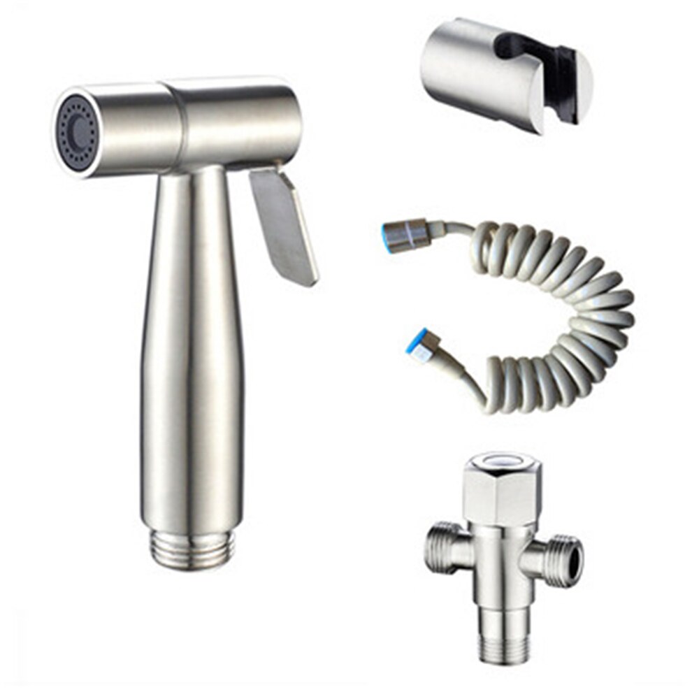 Handheld Toilet Bidet Faucet Sprayer Stainless Steel Toilet Bidet Sprayer Bidet Set Toilet Hand Spray Self Cleaning for Bathroom