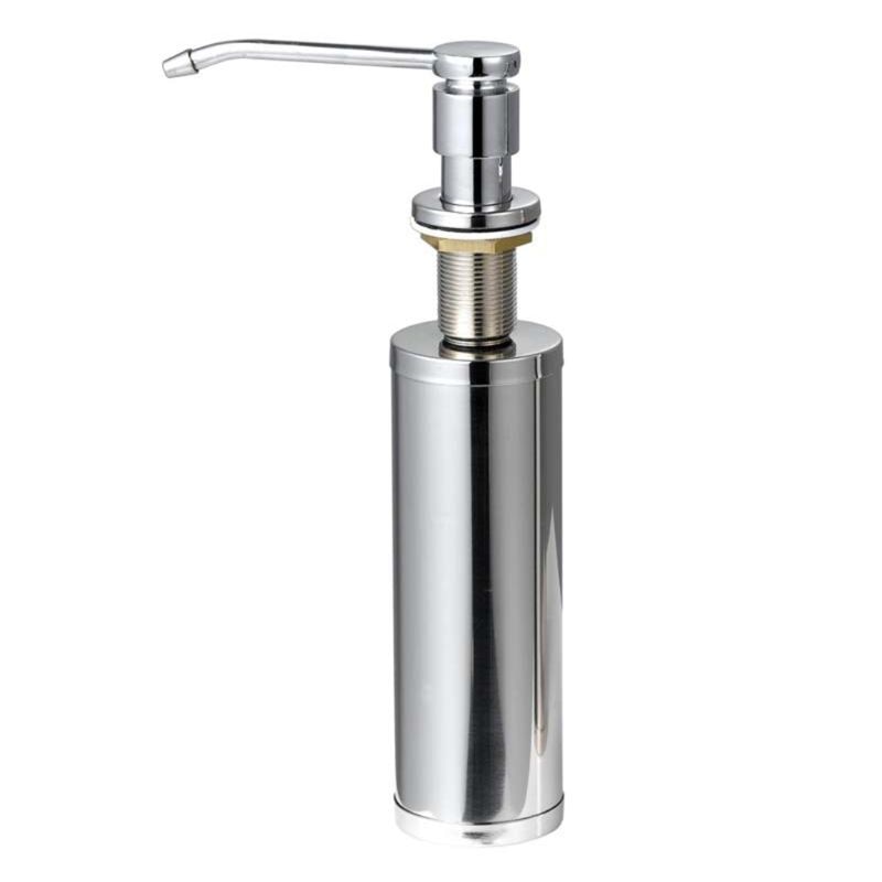 Innebygd vask såpedispenser for kjøkkenvask rustfritt lotion dispenser