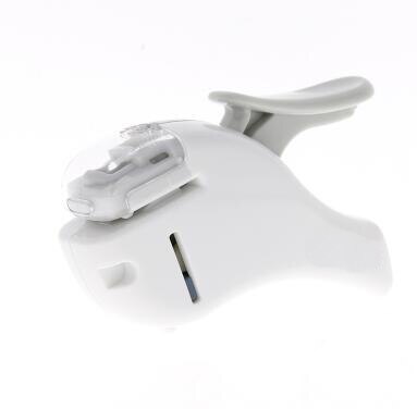 Mini Stapler Safe Staple Free Stapler Office Paper binding Stapleless Stapler Without Staple: white