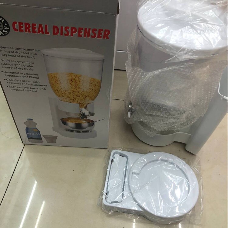 Doppel-geleitet getreide maschine getreide Fass lebensmittel dosen Hause täglichen doppel-tasse getreide Separator