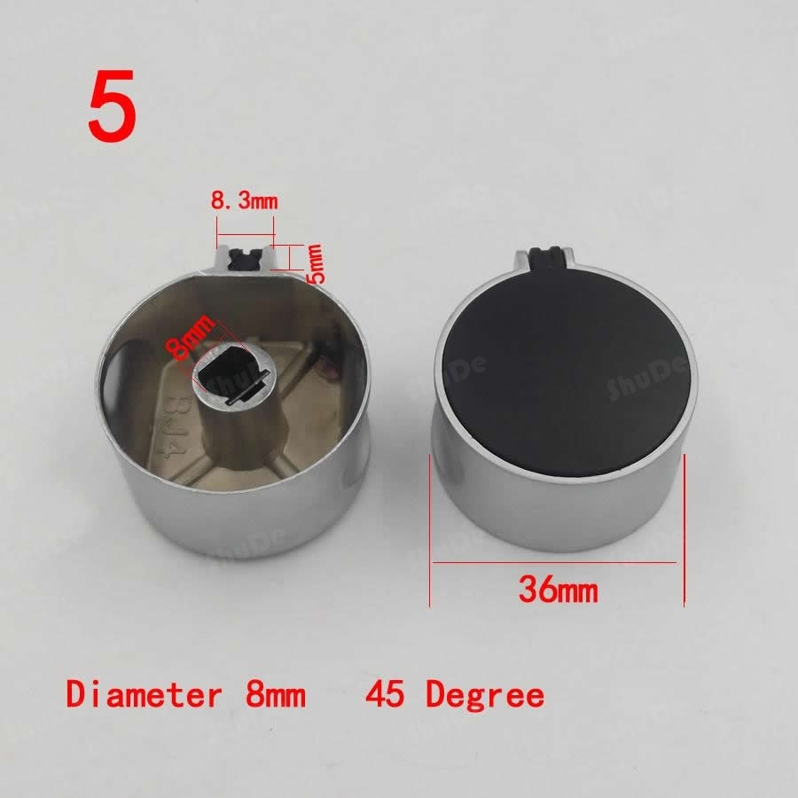 Dla szef/wiśnia/nas kuchenka gazowa, gałka gazowa uniwersalny przełącz akcesoria 6mm 8mm części kuchenki gazowej kuchenka gazowa przełącznik 2 sztuk