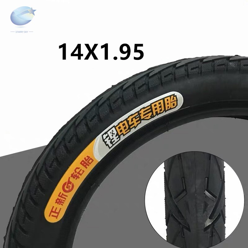 14 Inches Tires Electric Bicycle Tire 14*1.75 14*1.95 14*2.125 14*2.5 14*3.0 Electric Cycle Tyre For E-BIKE 14x2.125 16x2.125: 14x1.95 Thicken