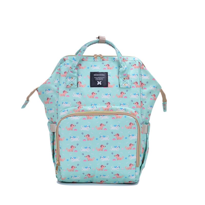 Mummy Maternity Nappy Bag Large Capacity Nappy Bag Travel Backpack LX9F: Khaki