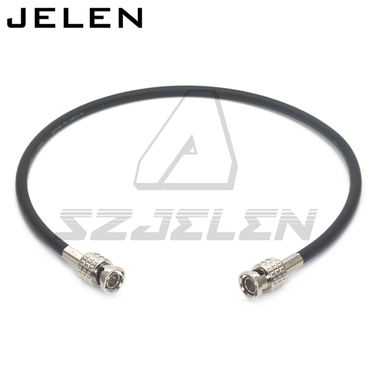 Cable coaxial de vídeo BNC HD SDI 75 cable coaxial CANARE LV-61S 75OHM cable de vídeo amera SDI: Negro / 10P