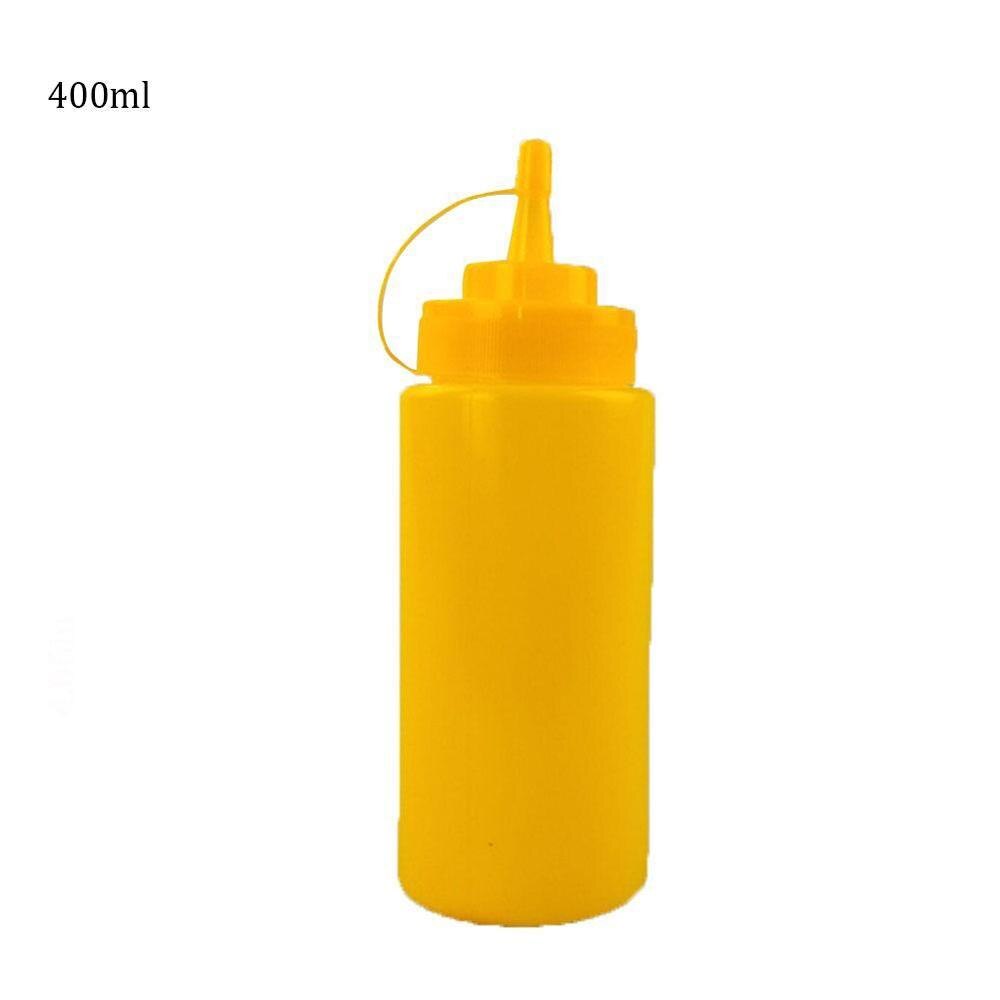 Plastic Needle-nosed Salad Dressing Squeeze Bottle Ketchup Durable Mustard Condiment Dispenser Bottles Kitchen Accessories: C / 400ml