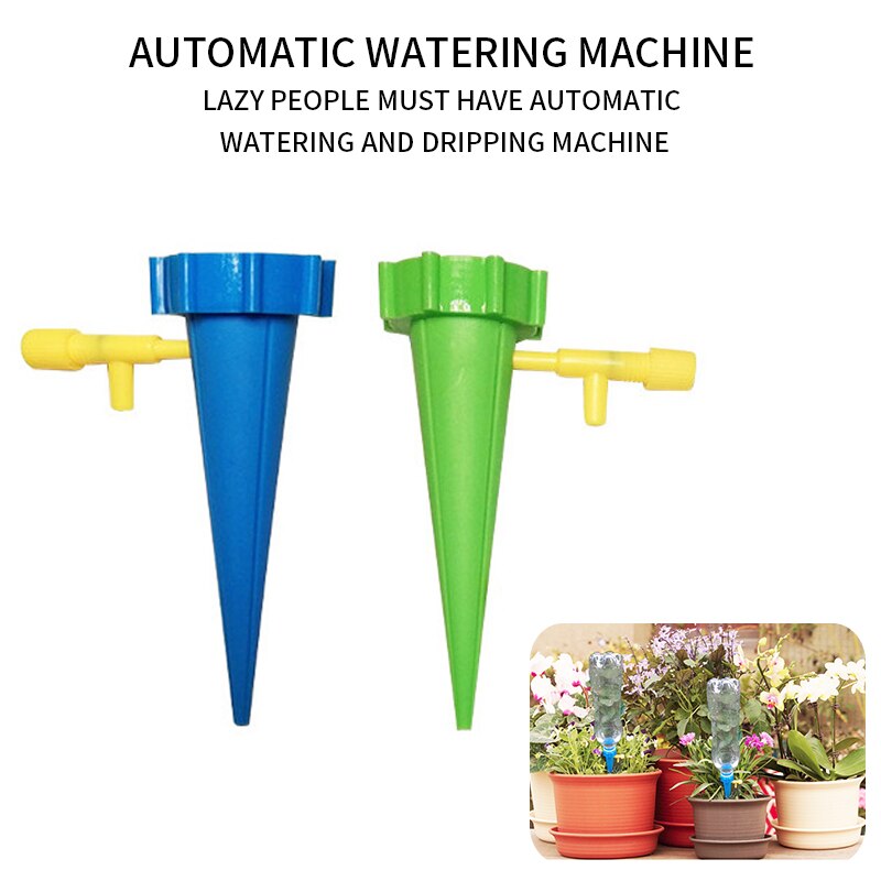 Herramienta de riego por goteo automático, pinchos para plantas de flores, suministros de jardín, dispositivo de autorriego útil, agua ajustable