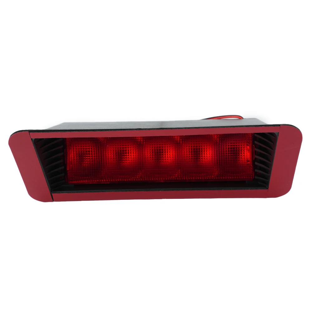 Auto coche rojo 5-LED cola trasera tercera luz de freno lámpara antiniebla nueva luz de freno tercera parada trasera-luz antiniebla piloto de advertencia