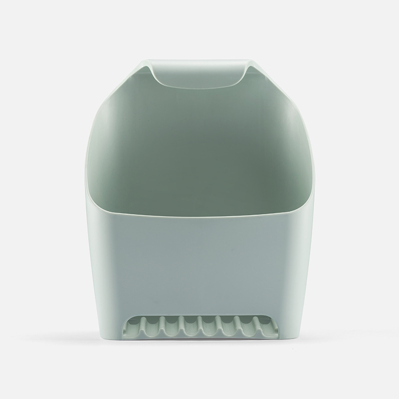 Stackable bathroom storage box drainable without installation toilet shelf bathroom towel basket toothbrush bottle storage: Green