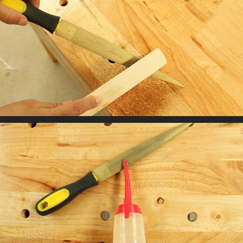 4PCS Rasp Files 4 Inch/6 Inch/8 Inch/10 Inch Wood Rasp Woodworking Carving Files Set Alloy Hand Tool