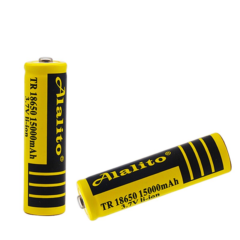 18650 Li-Ion battery 15000mah rechargeable battery 3.7V for LED flashlight flashlight or electronic devices batteria