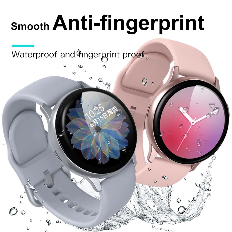 Protective Film 20D Tempered Softs Screen Protector For Samsung Galaxy Watch Active 2 44mm 40mm Protection Screen protector Film