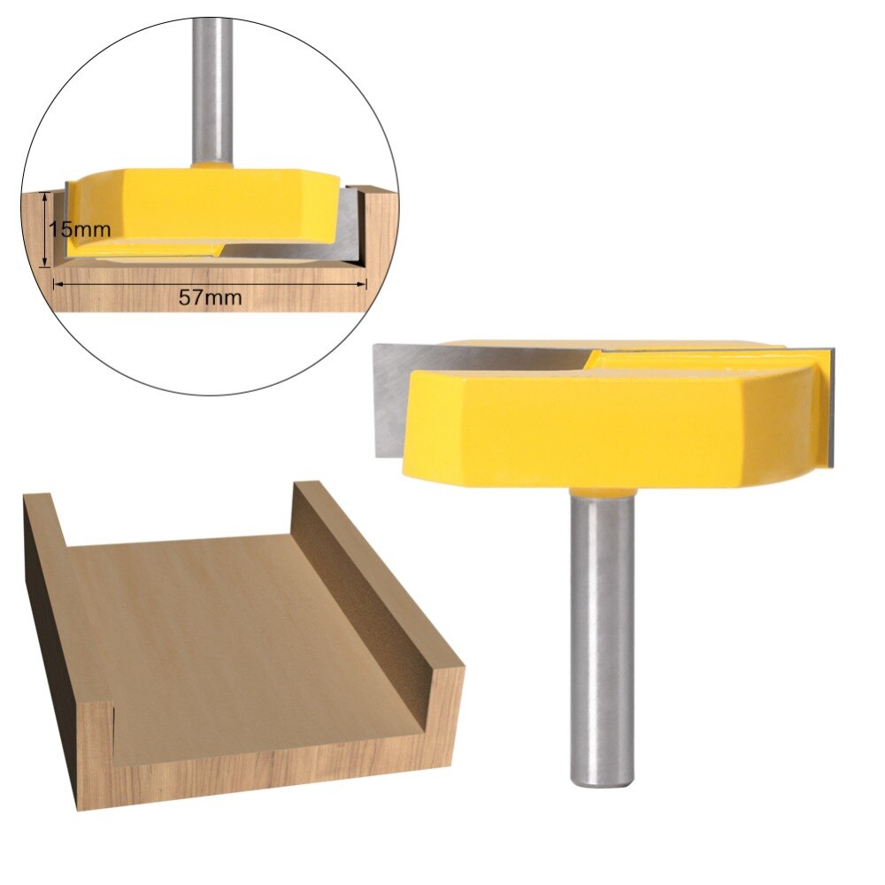 1pcs 8mm Handle Woodworking Tools Woodworking Milling Cutter Splicing Cutter Tenon Cutter Industrial Grade for Wood Tool: 2