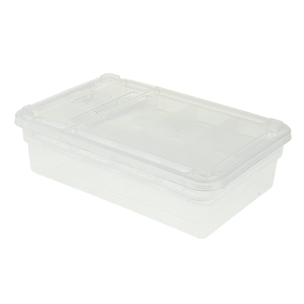 Reptile Egg Incubator Tray , Reptile Breeding Box 24 Egg Holes for Gecko Lizard Eggs ,Lattice Clear