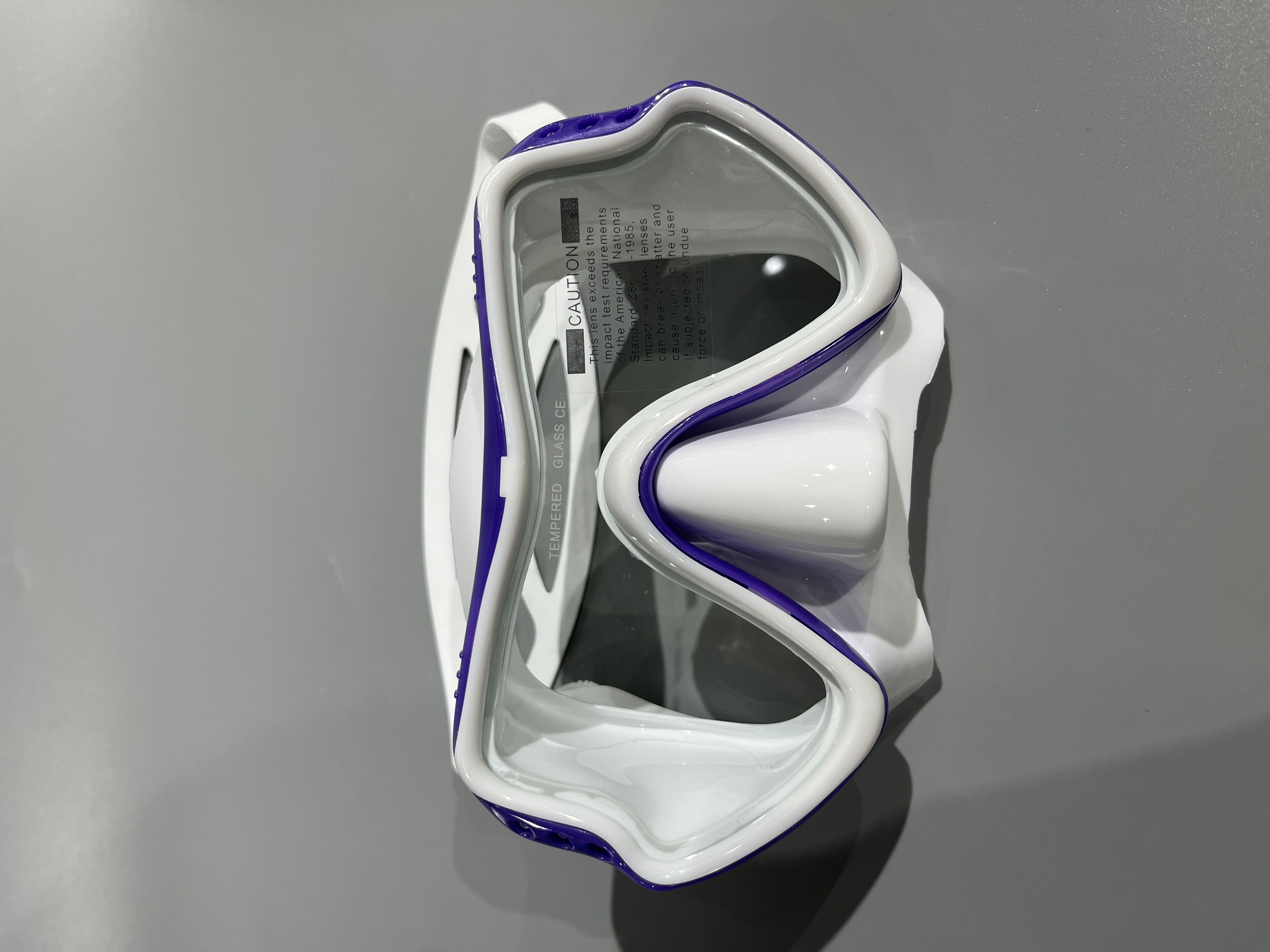 Equipo de silicona de , máscara de buceo, equipo de snorkel para adultos, gafas de natación impermeables UV para hombres y mujeres: Verde claro