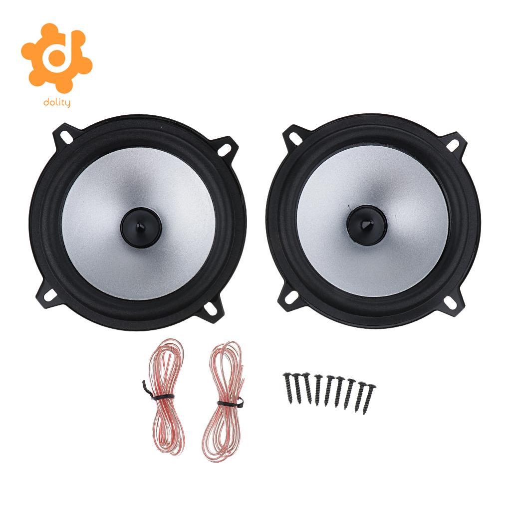 1 Pair 5 inch 50W 88dB Car Audio Stereo Subwoofer Woofer Full Range Speaker