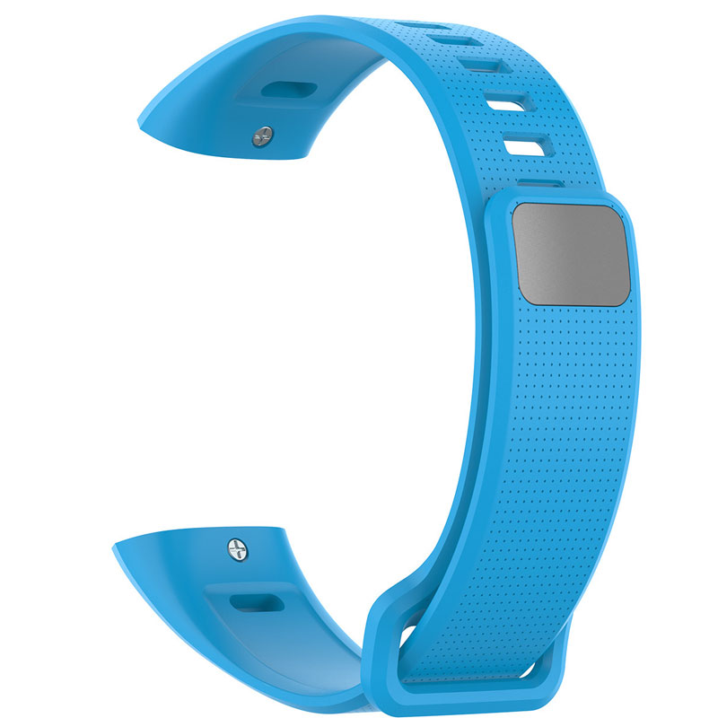 Correa de silicona suave para reloj Huawei Band 2/Band 2 Pro/ERS-B19/ERS-B29, correa de repuesto ajustable: Arena rosa