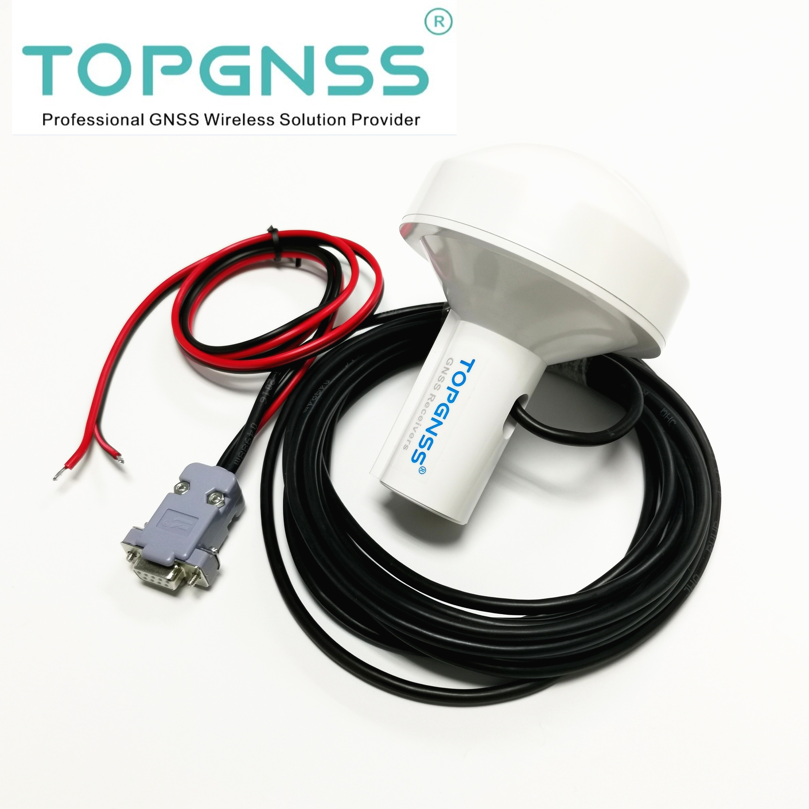 TOPGNSS marine GPS receiver GLONASS antenna module 12V -24 RS232 baud rate 4800bps,NMEA0183 protocol,boat ,Mushroom housing