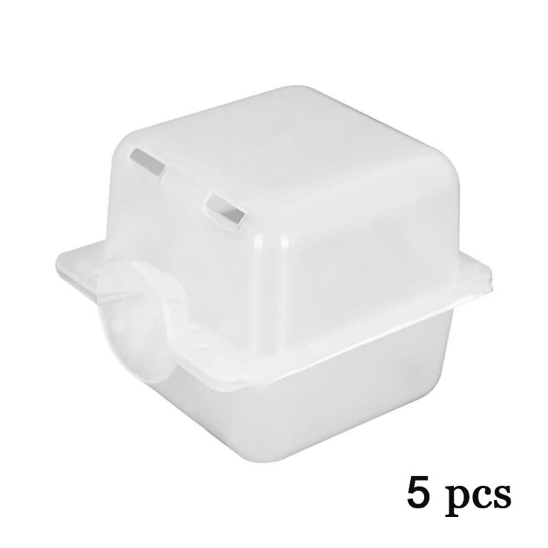 Boîte de greffe de balle de propagation à haute pression d'équipement d'enracinement de plante réutilisable: white-5pcs