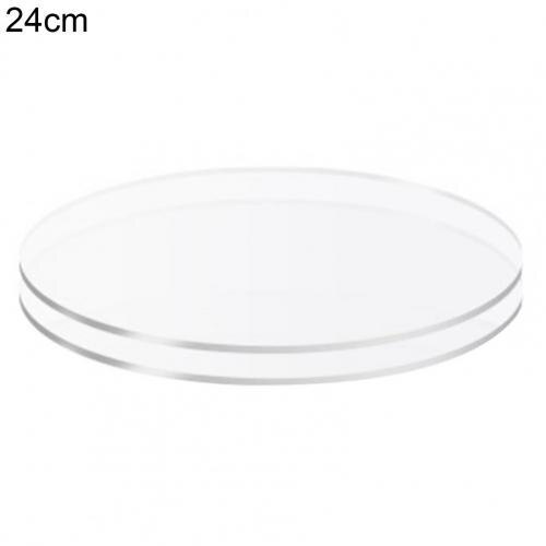 Cake Base Stable Clear Wedding Cake Boards Eco-Friendly Acrylic Boards Round 2Pcs Buttercream Cake Discs