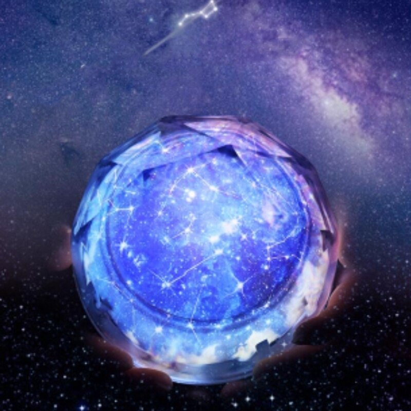 Sterrenhemel nachtlampje planeet ic projector led lamp kleurrijk draaien knipperende ster kinderen baby kerstmis