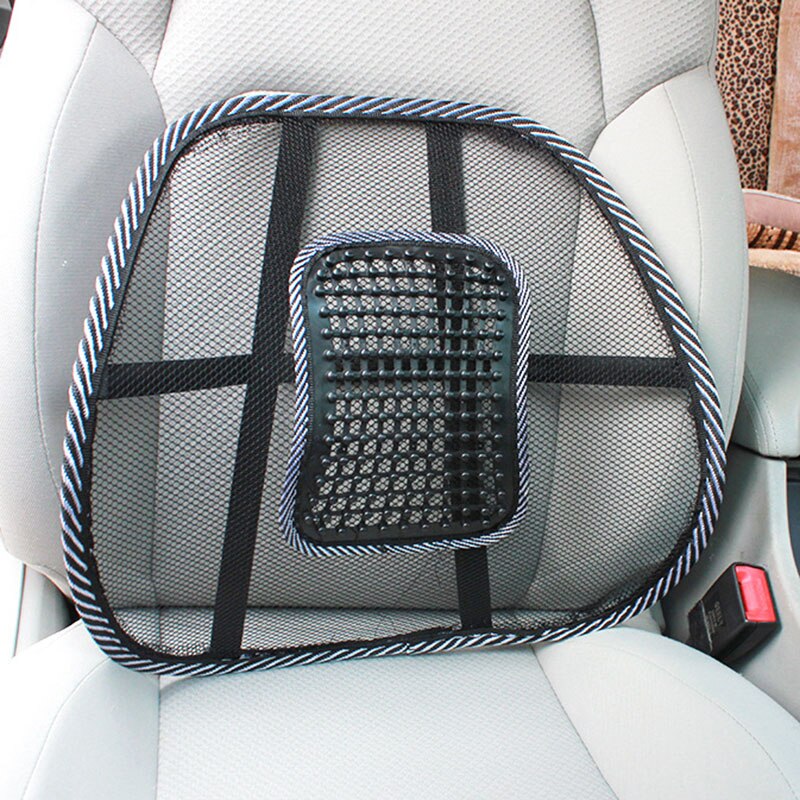 Chair Back Support Massage Cushion Mesh Relief Lumbar Brace Car Truck Office Home Cushion Seat Chair Lumbar Back Support Chair