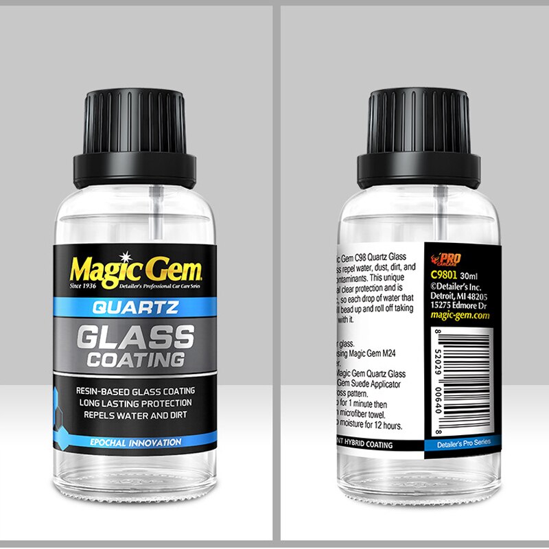 30ml bil keramisk belægning beskyttende folie pleje super hydrofob belægning flydende glas til bil forrude glas