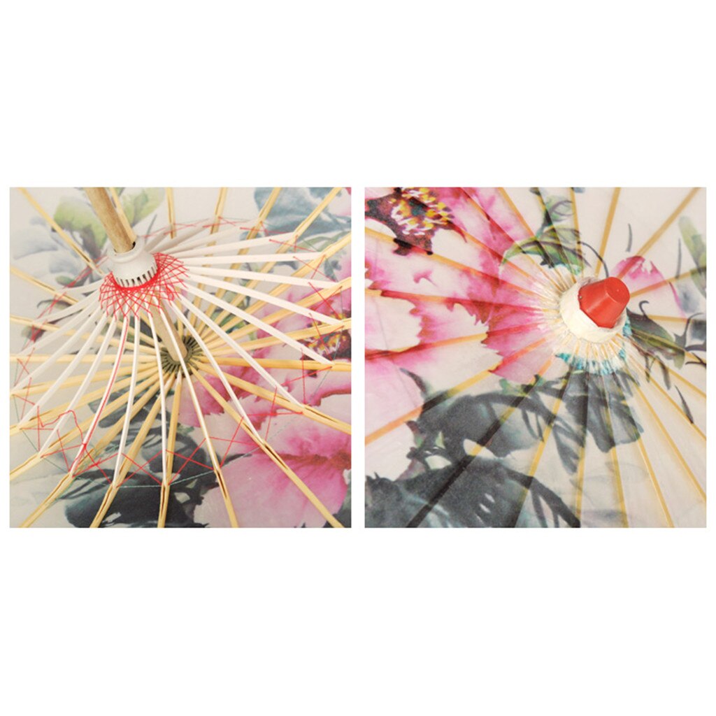 Mestiere di Carta Oleata Ombrello Da Pioggia Delle Donne di Ballo Decorativa Cinese Ombrello Giapponese Prestazioni Oggetti di Scena D'epoca retrò Cosplay d2