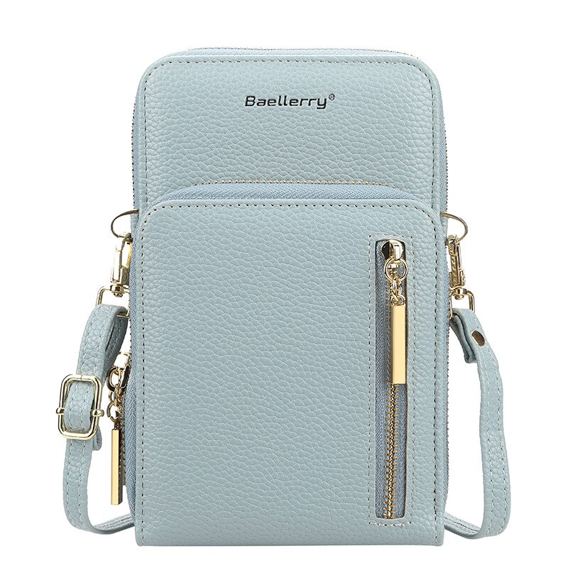 Petit sac d&#39;été à deux poches pour femmes, , sacs à main pour téléphone de supérieure, petits sacs à la pour filles: Light Blue