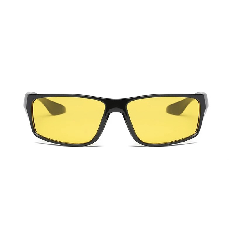 Anti Blendung Nachtsicht Brille Sonnenbrille Nacht Fahren Verbesserte Licht Gläser UV Schutz Polarisierte Sonnenbrille: Gelb