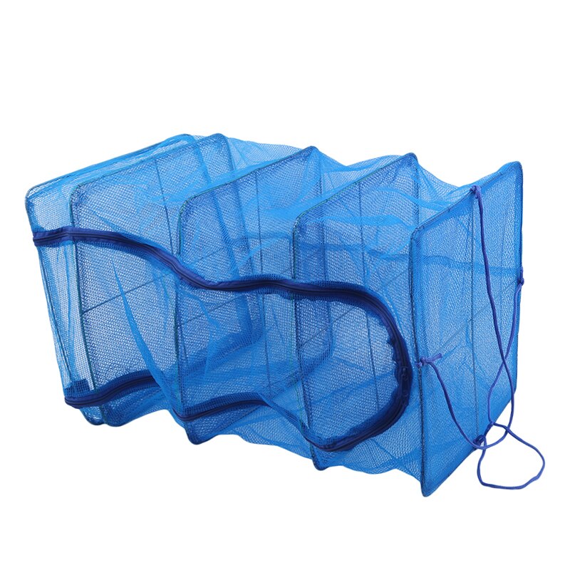 Foldable 4 Layers Drying Fishing Net Rack Hanging Vegetable Fish Dishes Dryer PE Hanger Fish Fishing Net Fishing Supplies