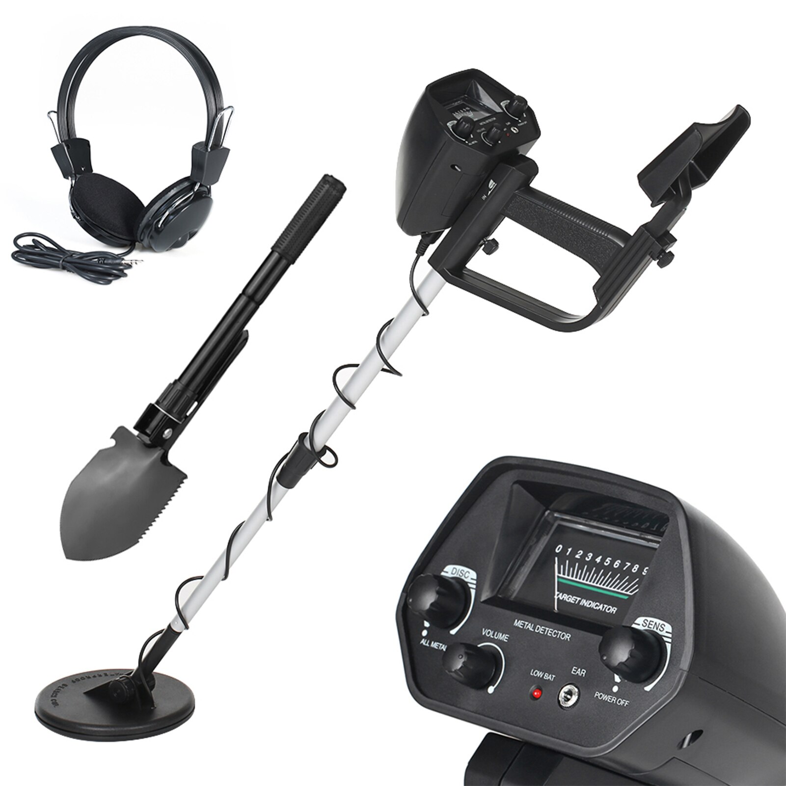 KKMOON-Detector subterráneo GC, accesorio para metales como hierro, oro, rastreador ajustable para la búsqueda de tesoros, actualización del MD 4030, 1016A