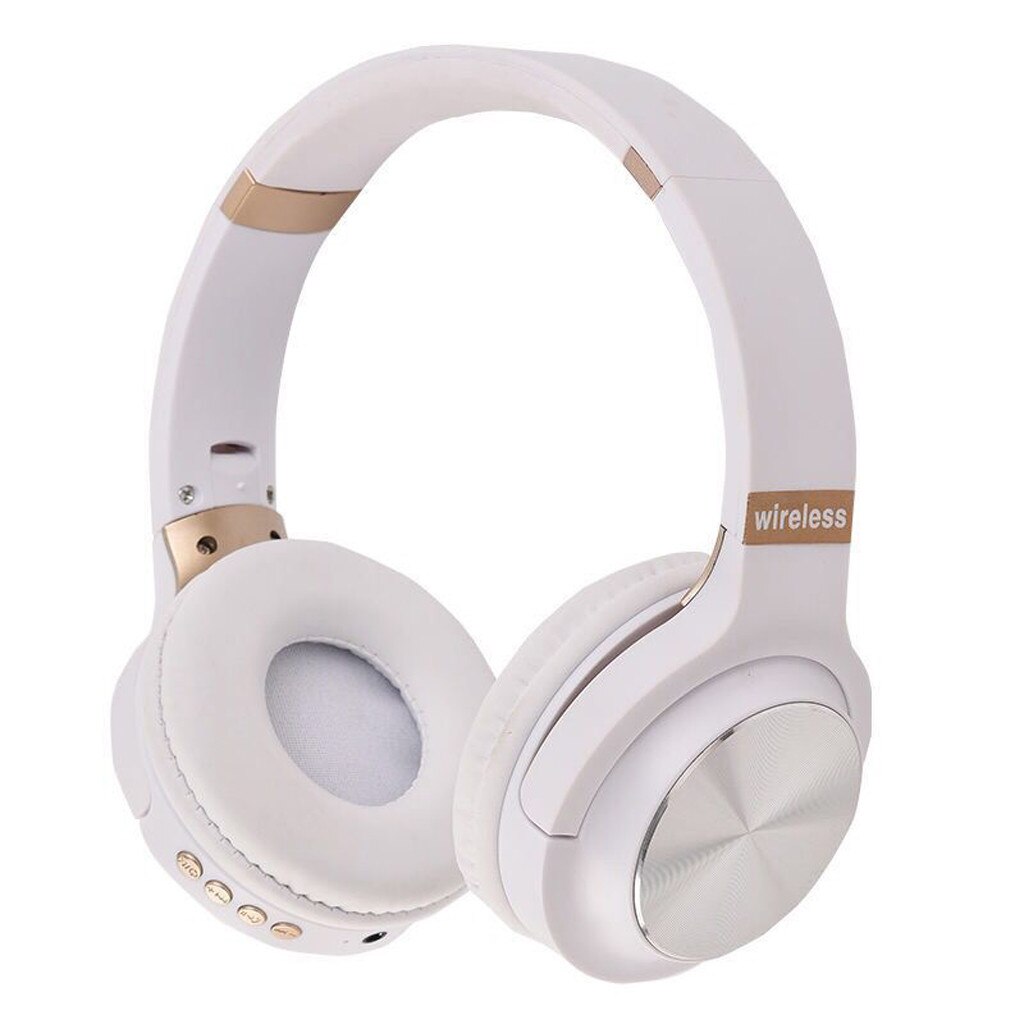 Desxz Bluedio H + Bluetooth 4.1 Stereo Draadloze hoofdtelefoon Mic Micro-SD poort FM Radio Over-ear hoofdtelefoon stereo Draagbare Headsets: White 