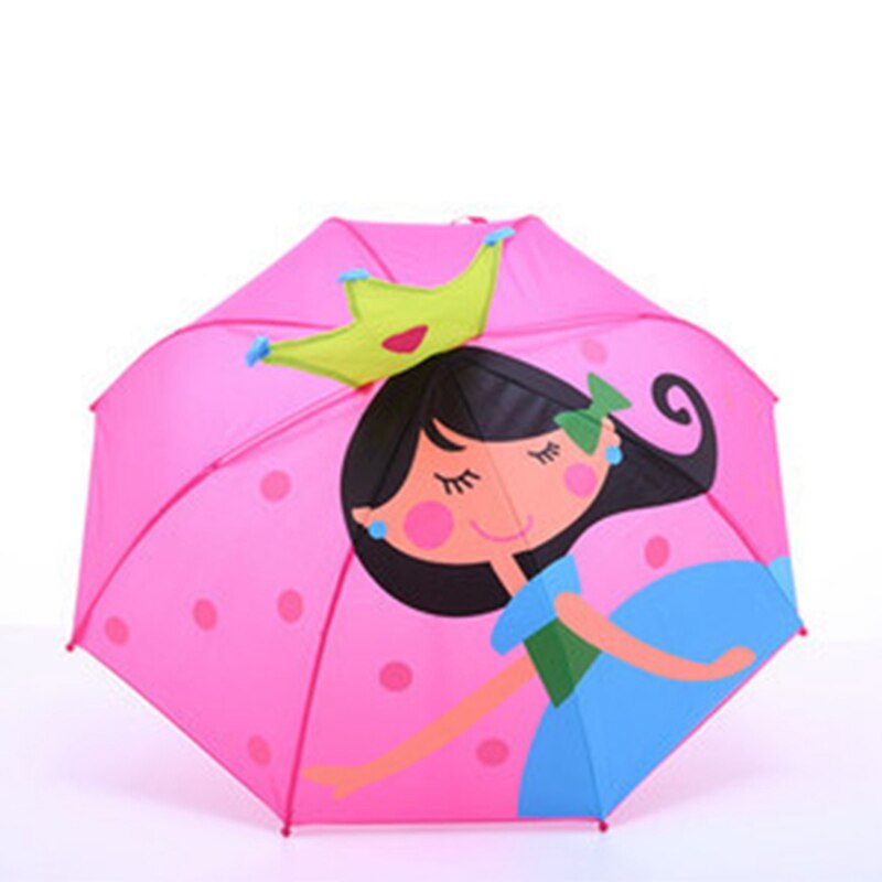 Cartoon prinses dieren opvouwbare paraplu regenparasol paraplu's kleuterschool meisjes jongens zonnebrandcrème kinderen paraplu's verjaardag: Stijl 10