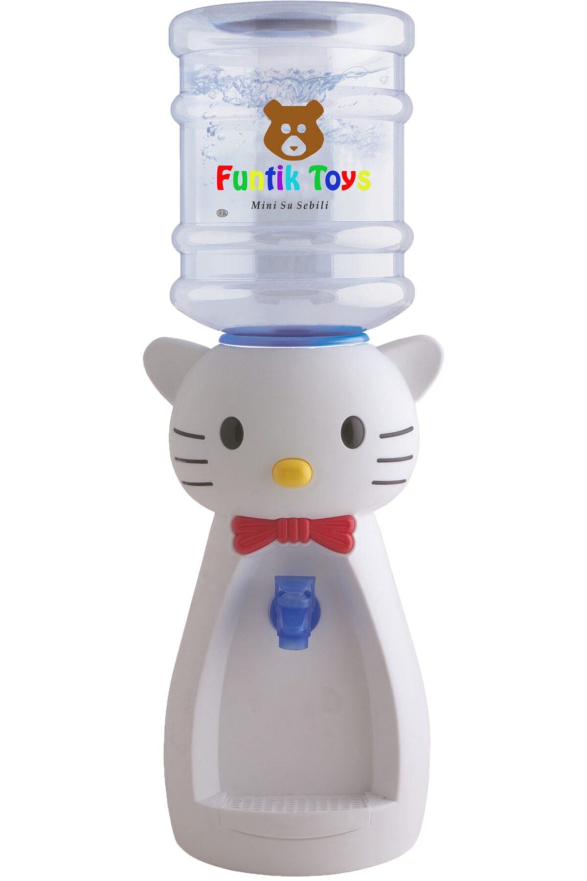 Cute Water Dispenser For Children: White Kitten