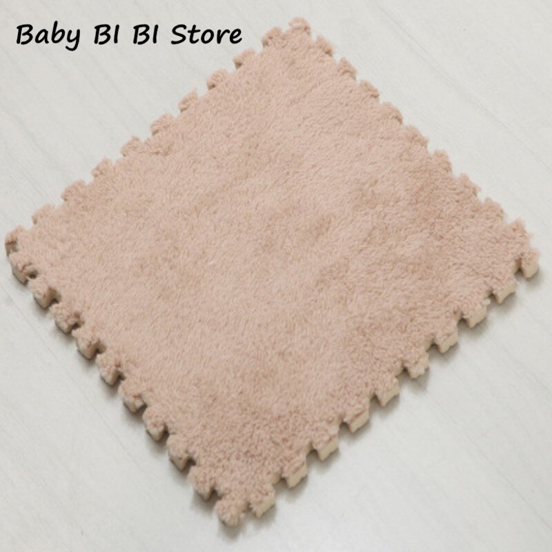 Colchoneta de goma EVA suave para Yoga, Fitness, puzle antideslizante, esterilla ecológica suave para gatear para niños: Caqui oscuro