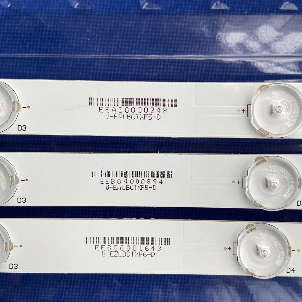1 sæt= 3 stk lbm 320 p 0701- fc -2 led baggrundslys strips 32 pfk 4309- tpv-tpt 315 b 5 32 pfk 4309 32 phs 5301 tpt 315 b 5 lb-f3528- gjx 320307-h 32 e 200e