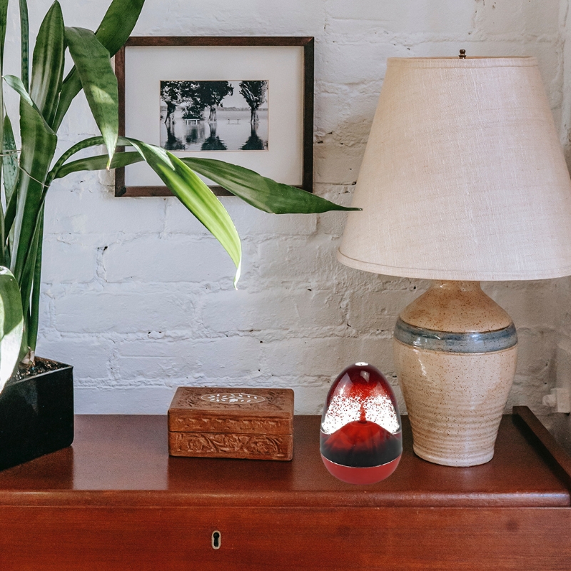 J2FA erupcje wulkaniczne klepsydra ozdobna klepsydra płynna klepsydra