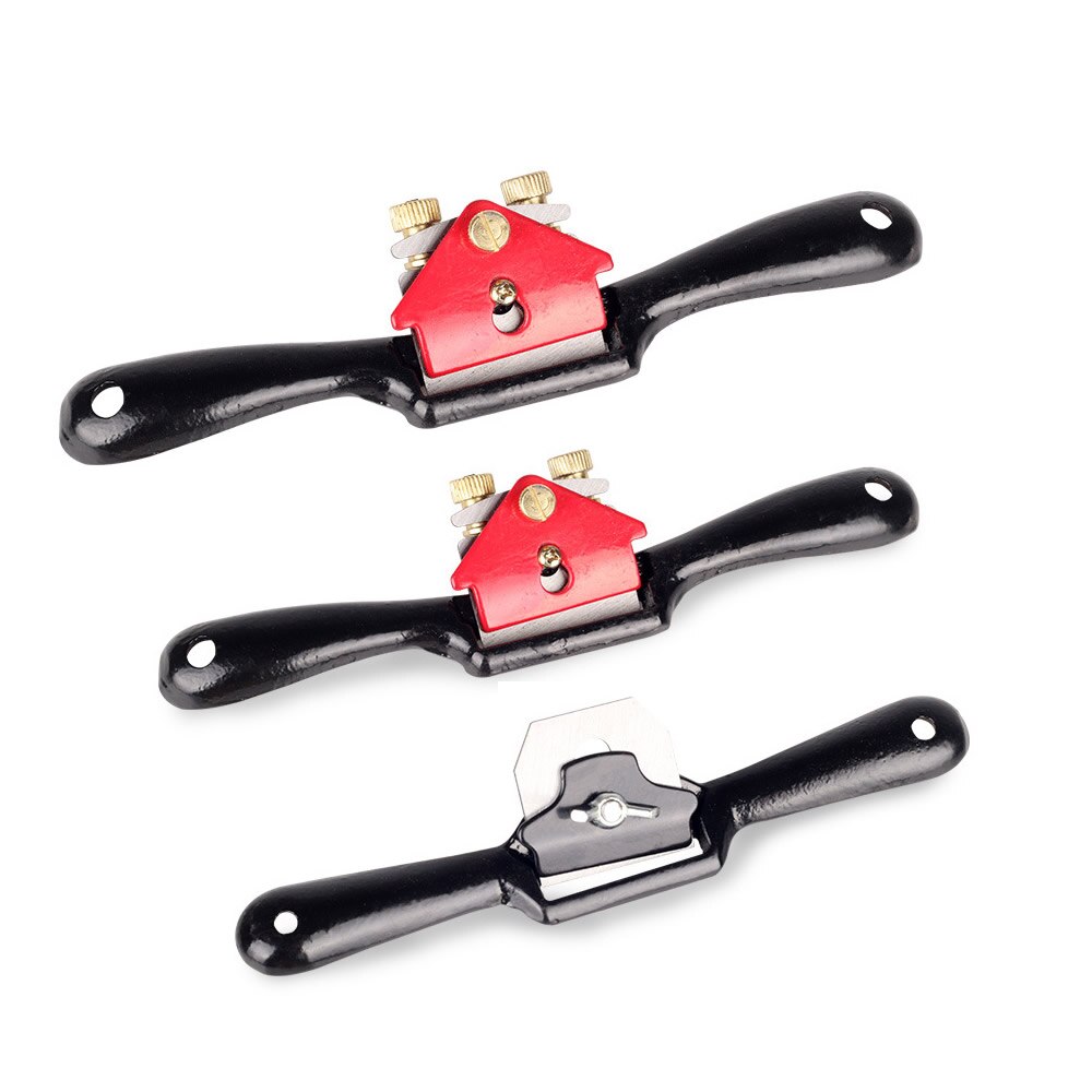9 / 10 Inch Adjustable SpokeShave with Flat Base and Metal Blade for Wood Craft Wood Craver Wood Working and Hand Tool